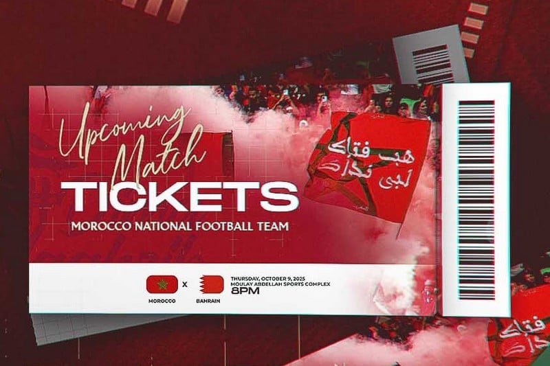 إقبال كبير على لقاء المغرب والبحرين