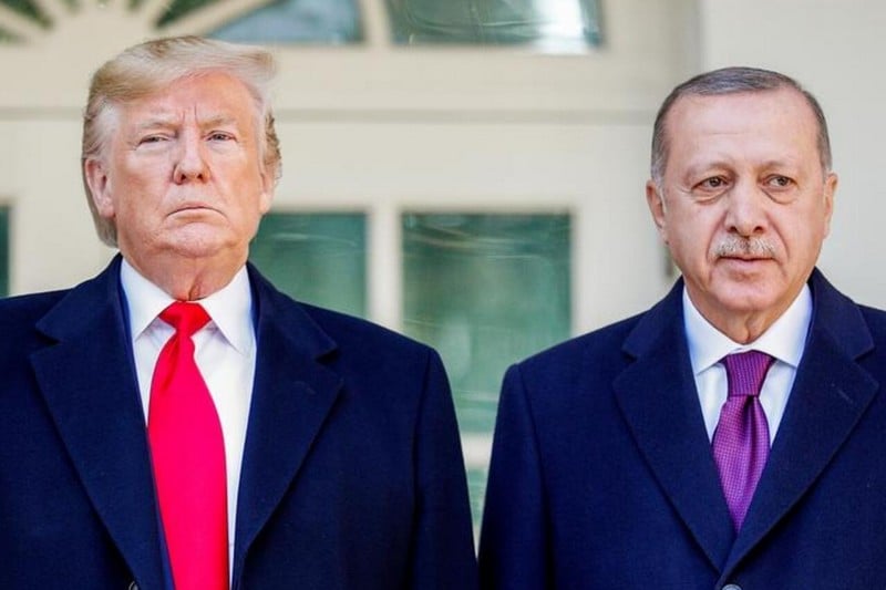 ترامب يستقبل أردوغان بالبيت الأبيض