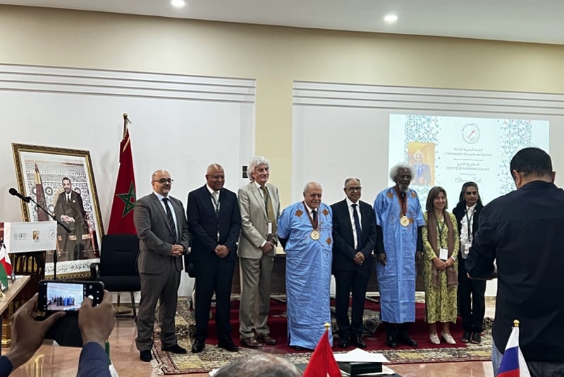 منتدى الداخلة يُكرم سال وآلان جويي