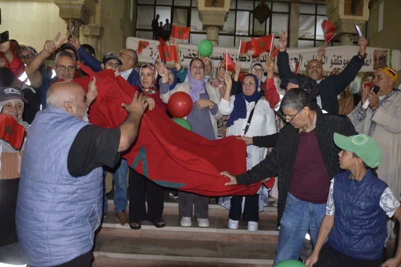 ساكنة سطات تحتفل بقرار مجلس الأمن
