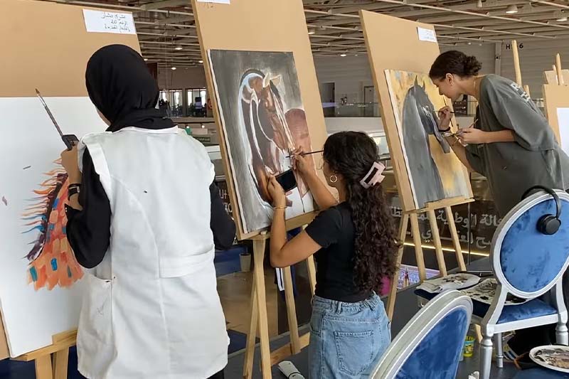 إبداع التلاميذ في معرض الفرس