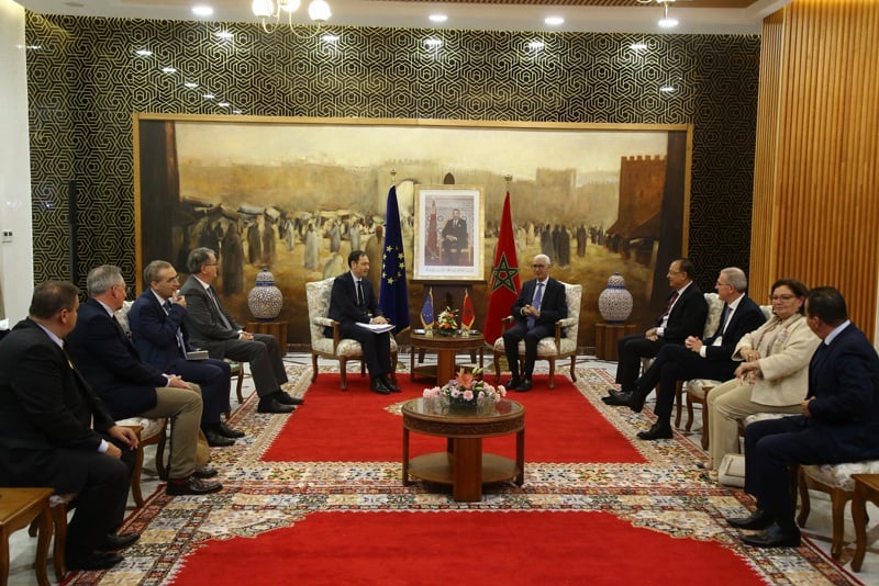 الطالبي العلمي يستقبل رازا في الرباط