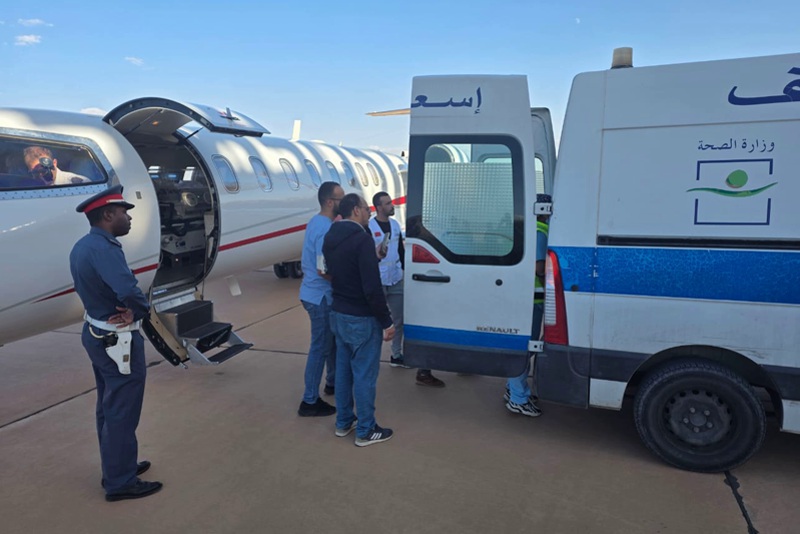 "طائرة إسعاف" تتدخل في الرشيدية
