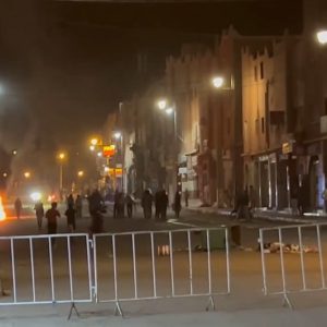 شغب وتخريب في مدينة قلعة مكونة