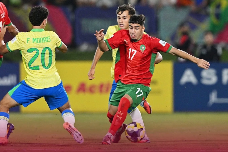 هزيمة أمام البرازيل .. فتيان المغرب يغادرون "المونديال" مرفوعي الرأس