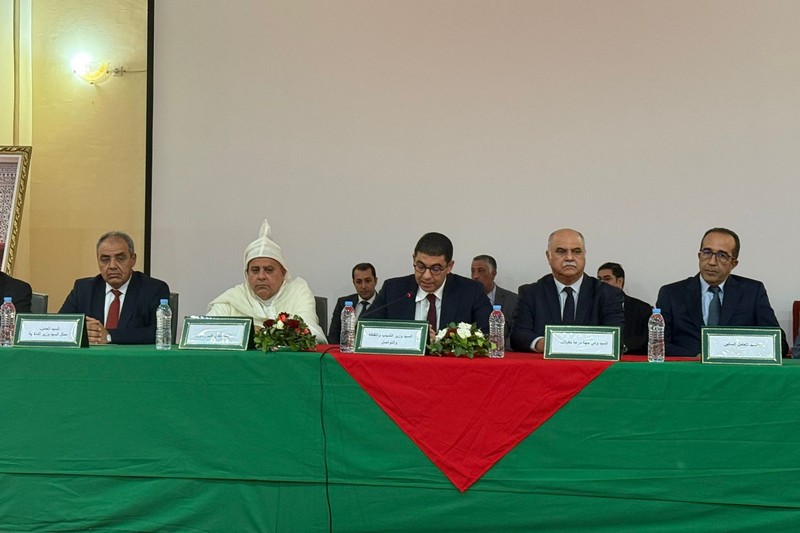 بنسعيد يحث عامل زاكورة على التنمية