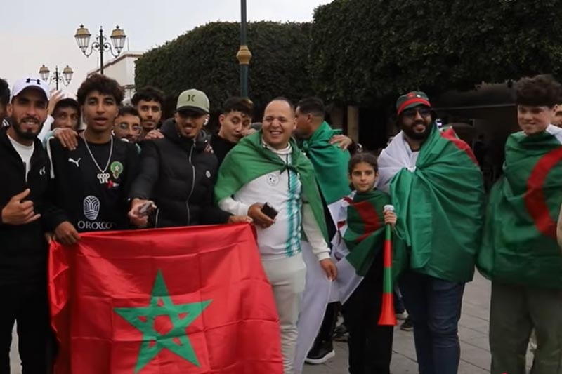 جماهير الجزائر تشيد بحفاوة الاستقبال