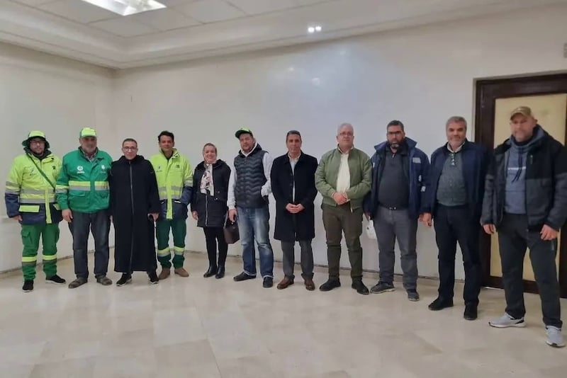 تعليق احتجاج عمال النظافة بوزان‎