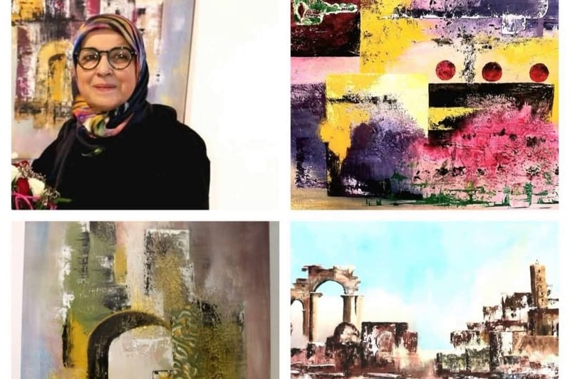 معرض تشكيلي يحتفي بالحرف العربي
