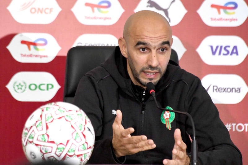 الركراكي: المنتخب جاهز باستثناء أوناحي .. ومواجهة نيجيريا ليست سهلة