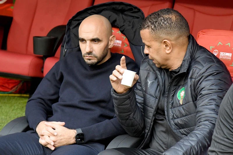 الركراكي: الشوط الأول لم يكن في مستوى التطلعات أمام المنتخب التنزاني