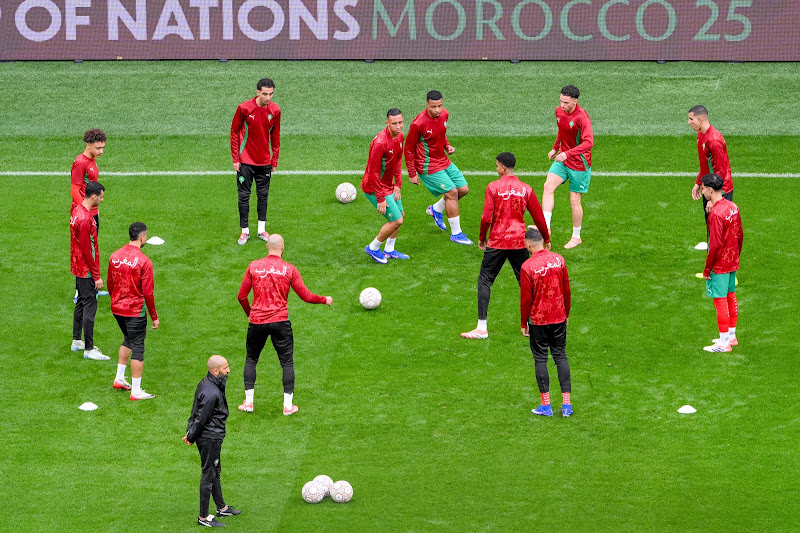 المنتخب المغربي يعد للقاء الكاميرون