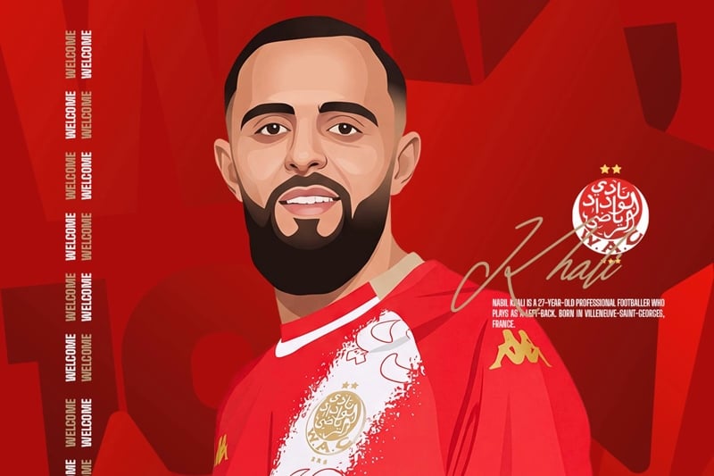 الوداد يضم الفرنسي المغربي نبيل خالي
