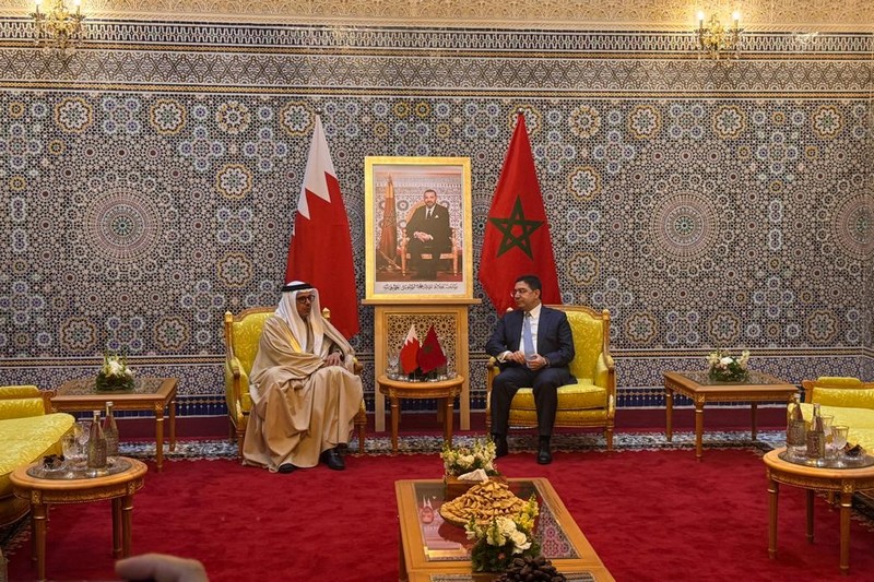 بوريطة يستقبل وزير الخارجية البحريني
