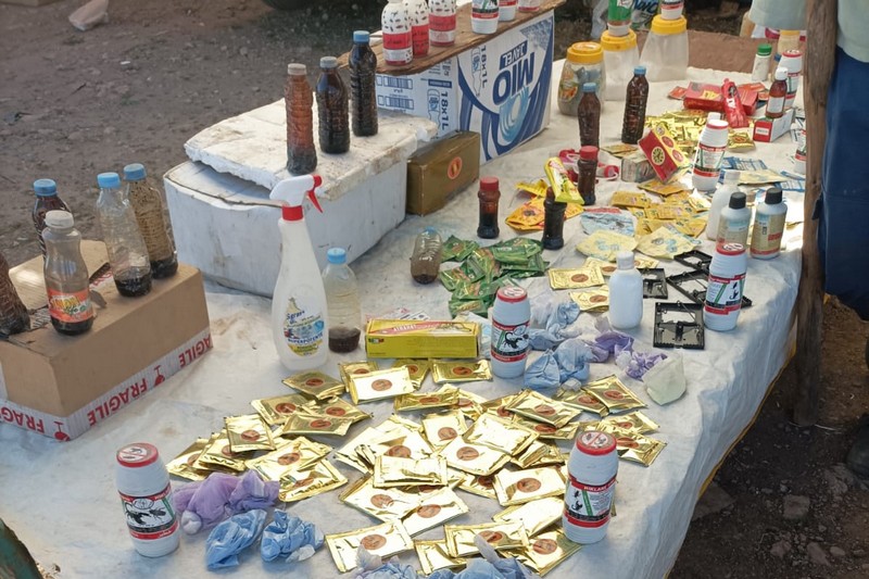 حجز أدوية بيطرية غير مرخصة بسوق