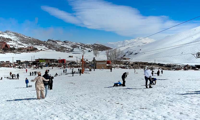 الثلج ينعش الرواج في أوكيمدن