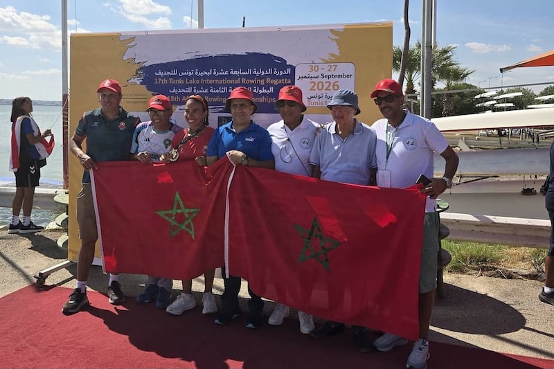 تجديف المغرب يتميز ببطولة إفريقيا