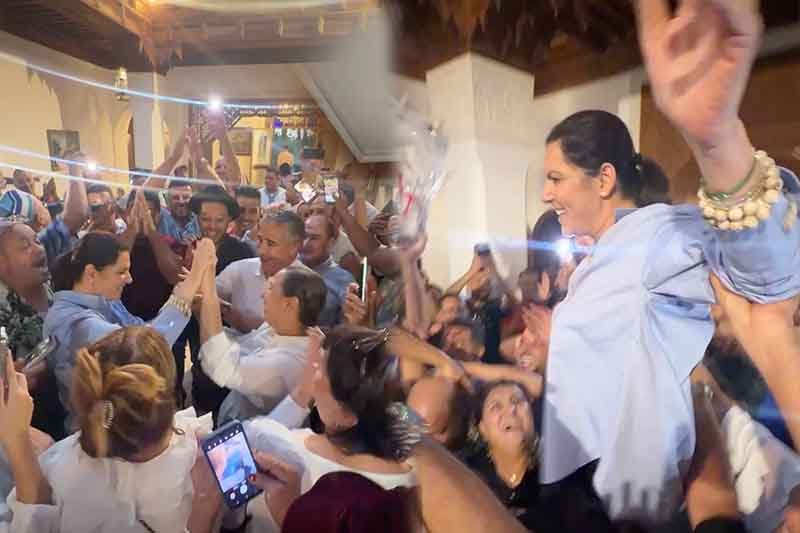 احتفالية في بيت المنصوري