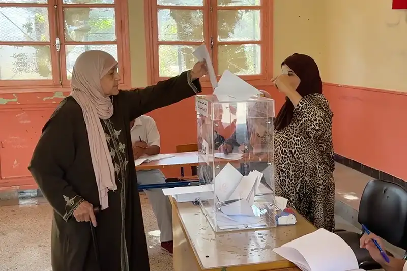 أجواء يوم الاقتراع بالبيضاء