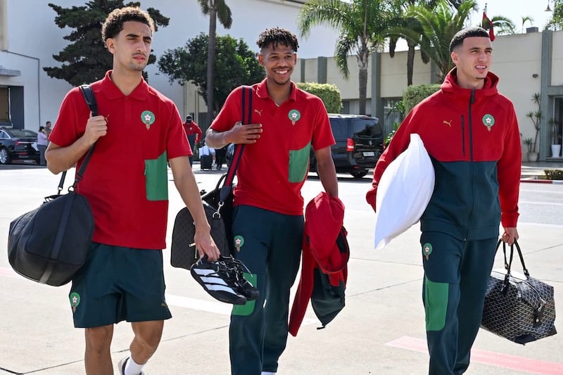 المنتخب المغربي يغادر أرض الوطن