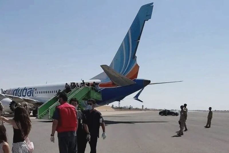 "فلاي دبي" تكشف تفاصيل حادث طائرة