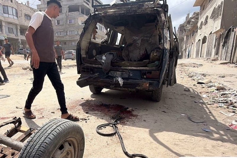 مقتل خمسة فلسطينيين في غارة جوية