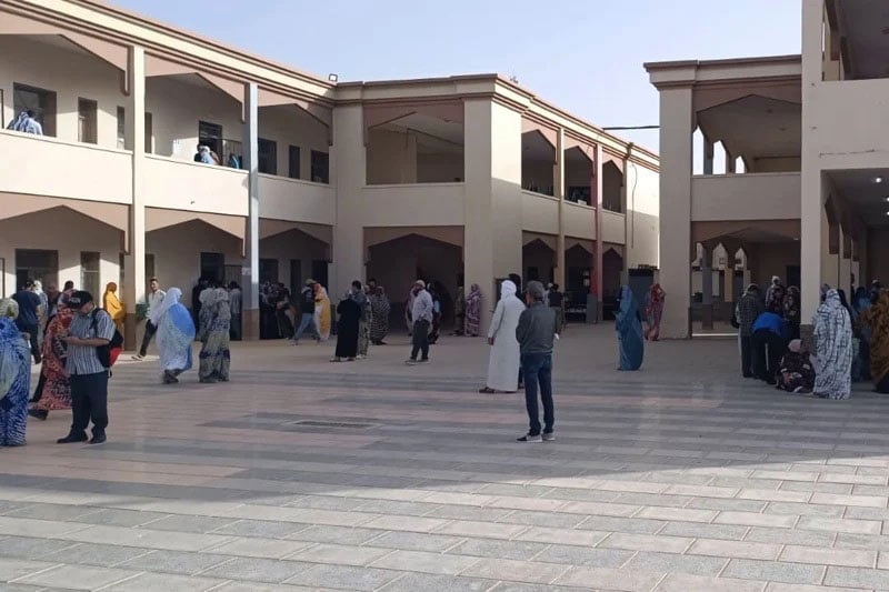 نسبة المشاركة تلامس 80% بالعيون