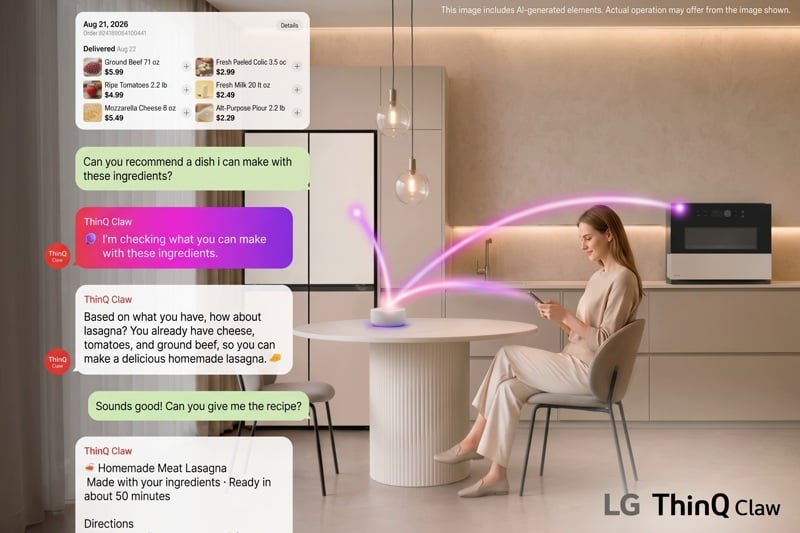 إل جي تكشف جيلا جديدا من «AI Home»