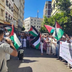 وقفات بالمغرب تتضامن مع فلسطين