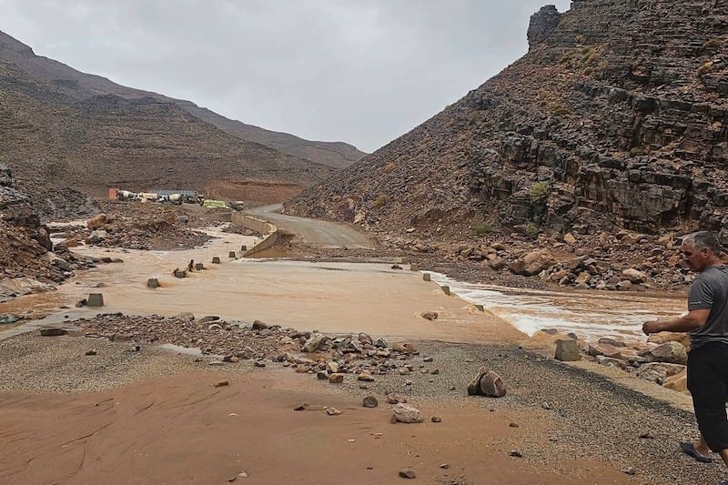 أمطار تنعش واحات الجنوب الشرقي