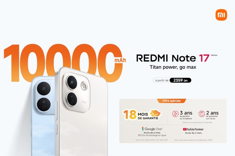 سلسلة "REDMI Note 17" تصل المغرب