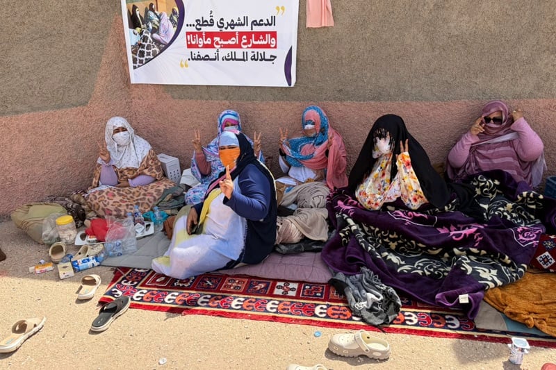 أرامل ومطلقات "في العراء" بالداخلة