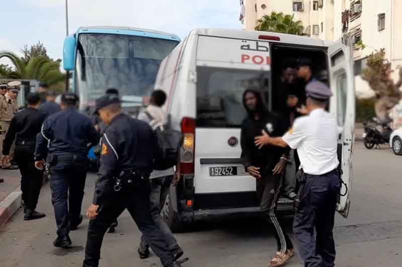 ترحيل مهاجرين أفارقة بالدار البيضاء
