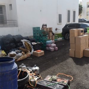 ضبط مخدرات ومسكرات بسوق الأربعاء