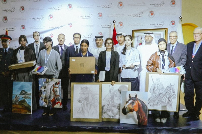 مواهب شابة تحتفي بالخيول عبر الرسم والتلوين في معرض الفرس بالجديدة